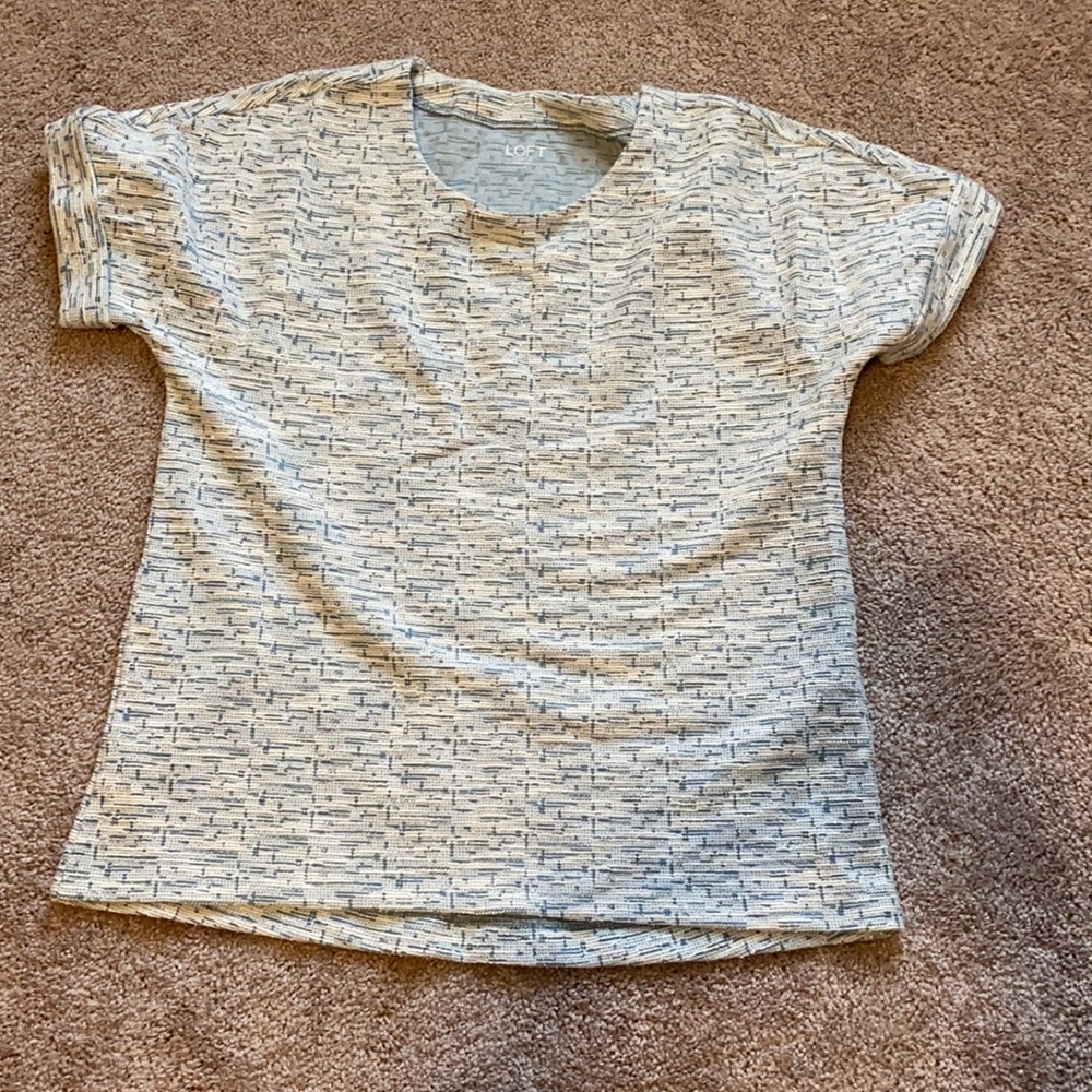 LOFT outlet twill blouse